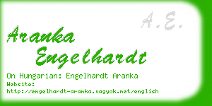 aranka engelhardt business card